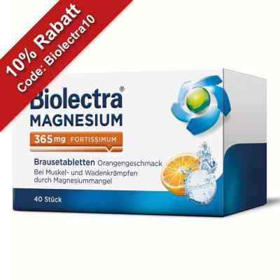 Magnesium Biolectra fortissimum Orange Brausetabletten
