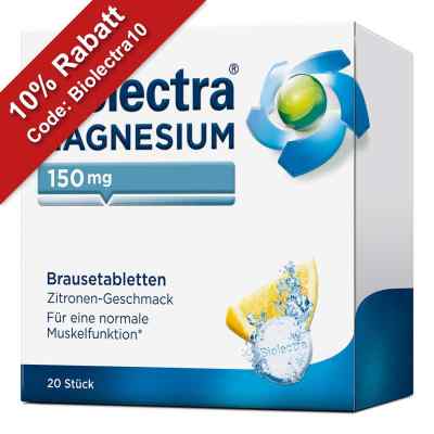 Biolectra Magnesium 150 mg Zitrone Brausetabletten