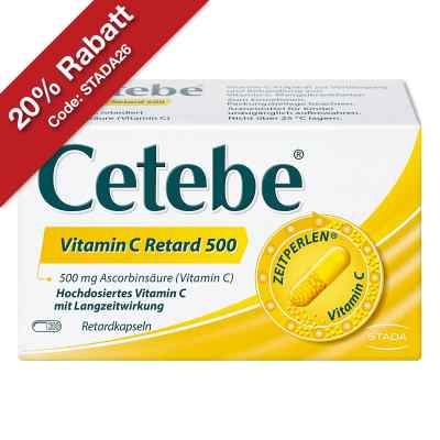 Cetebe Vitamin C Retard 500 Kapseln