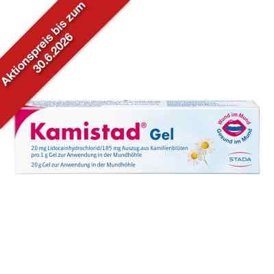 Kamistad Gel bei Zahnfleischentzündungen und Aphten