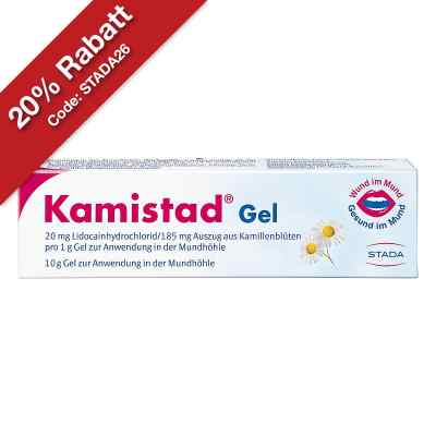Kamistad Gel bei Zahnfleischentzündungen und Aphten