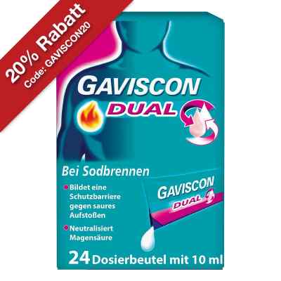 GAVISCON Dual Suspension mit Zweifachwirkung gegen Sodbrennen