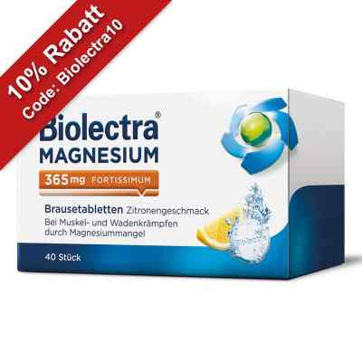 Biolectra Magnesium 365 mg Fortissimum Zitrone