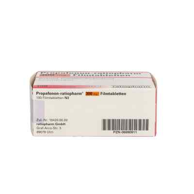 Propafenon ratiopharm 300 mg Filmtabletten 100 stk