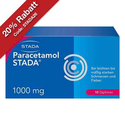 Paracetamol STADA 1000mg Zäpfchen