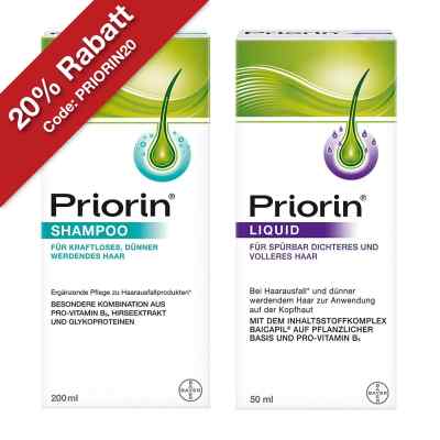 Priorin Shampoo und Liquid Pumplösung bei Haarausfall