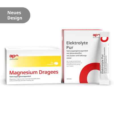 Sport Sparset – Magnesium Dragees 40mg + Elektrolyte Pur Sticks