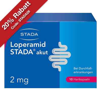 Loperamid STADA akut 2mg Hartkapseln bei akutem Durchfall