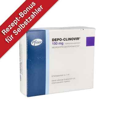 Depo Clinovir 150 mg Injektionssusp.i.e.fertigspr. 6 stk von Pfizer Pharma GmbH PZN 09252358