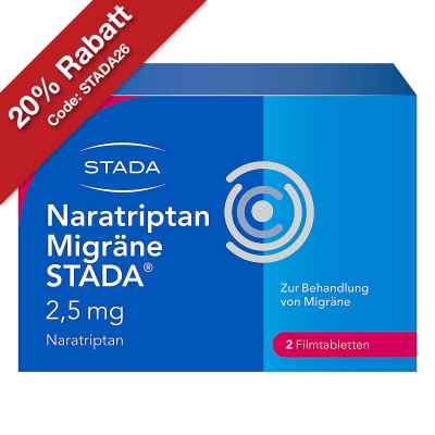Naratriptan Migräne STADA 2,5mg