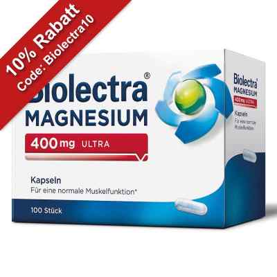 Biolectra Magnesium 400 mg Ultra Kapseln