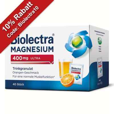 Biolectra Magnesium 400 mg Ultra Trinkgranulat Orange