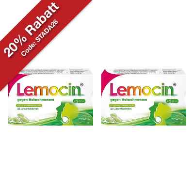 Lemocin gegen Halsschmerzen Limettengeschmack ab 5 Jahren