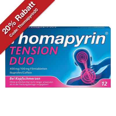 Thomapyrin® TENSION DUO Kopfschmerztabletten