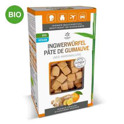 Ingwer Ginjer Ingwerwürfel Orange