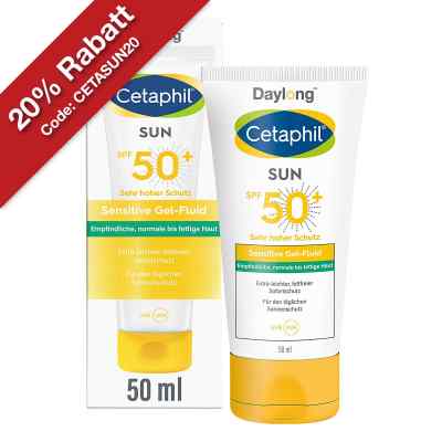 Cetaphil Sun Daylong SPF 50+ Sensitive Gel-Fluid Gesicht