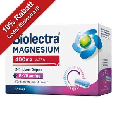 Biolectra Magnesium 400 mg 3-Phasen-Depot