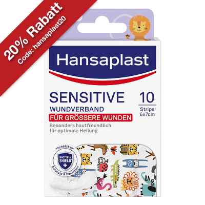 Hansaplast Kids Pflasterstrips Sensitive 6x7 Cm