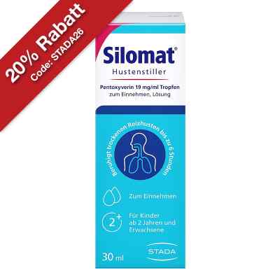 Silomat Hustenstiller Pentoxyverin 19 mg/ml Tropfen 