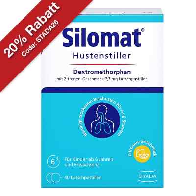 Silomat Hustenstiller DMP Zitronen-Geschmack Lutschpastillen