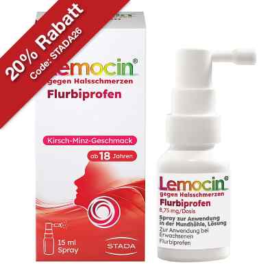 Lemocin Flurbiprofen Spray gegen Halsschmerzen 8,75mg/Dosis 