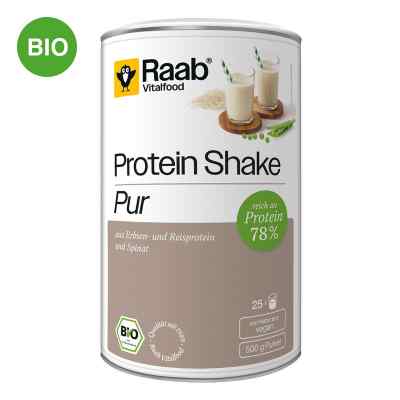 Raab Vitalfood Protein Shake Pur Bio Pulver