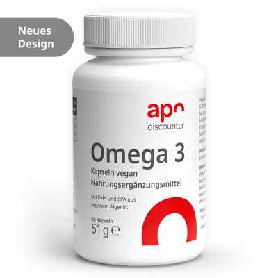 Omega 3 Kapseln vegan aus Algenöl von apodiscounter