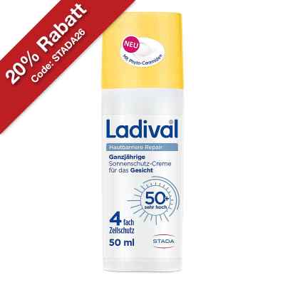Ladival Hautbarriere Repair Sonnenschutz-Creme Gesicht LSF 50+