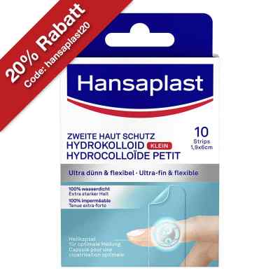 Hansaplast Zweite Haut Schutz Hydrokolloid Pflaster Klein
