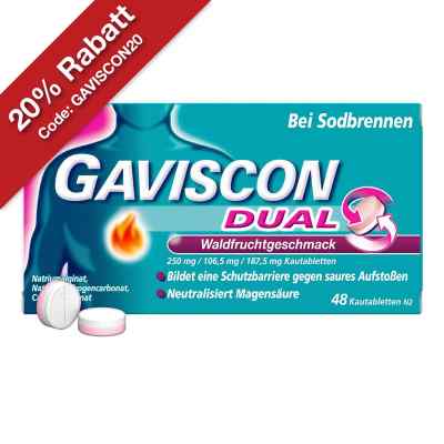 GAVISCON Dual Kautabletten Waldfrucht