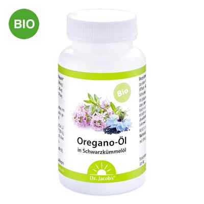 Dr. Jacob's Oregano-Öl BIO Schwarzkümmelöl vegan Kapseln