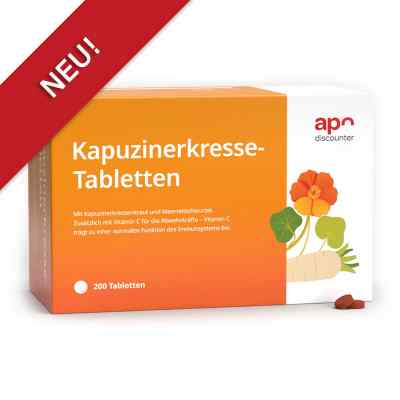 Kapuzinerkresse Tabletten von apodiscounter
