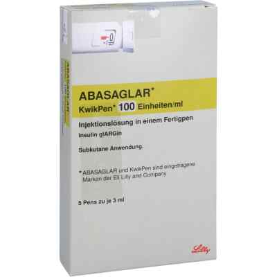 ABASAGLAR 100 Einheiten/ml Injektionslösung KwikPen 3ml 5X3 ml von kohlpharma GmbH PZN 11690893