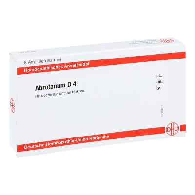 Abrotanum D4 Ampullen 8X1 ml von DHU-Arzneimittel GmbH & Co. KG PZN 11703615