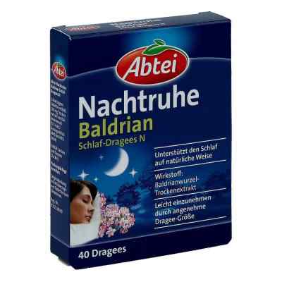 Abtei Nachtruhe Baldrian Schlaf-dragees N 40 stk von Omega Pharma Deutschland GmbH PZN 14254282
