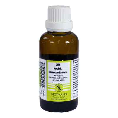 Acidum Benzoicum Komplex Nummer 28 Dilution 50 ml von NESTMANN Pharma GmbH PZN 01909623