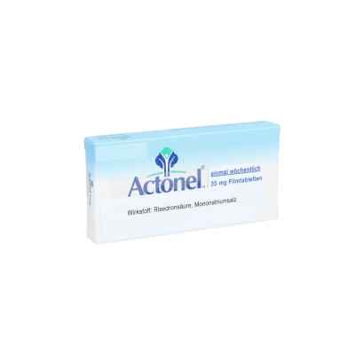 Actonel 35 mg einmal wöchentlich Filmtabletten 12 stk von BERAGENA Arzneimittel GmbH PZN 07351174