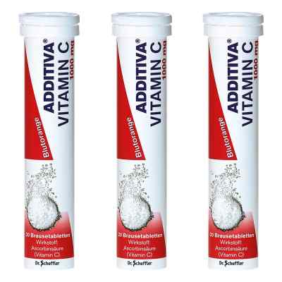 Additiva Vitamin C Blutorange Brausetabletten
