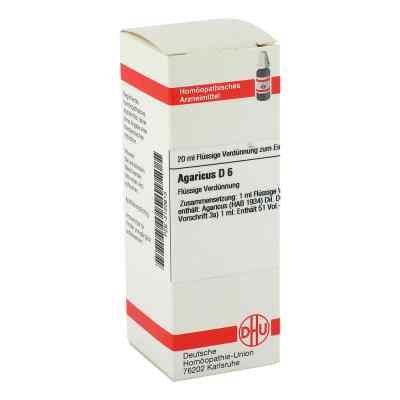 Agaricus D6 Dilution 20 ml von DHU-Arzneimittel GmbH & Co. KG PZN 02120613