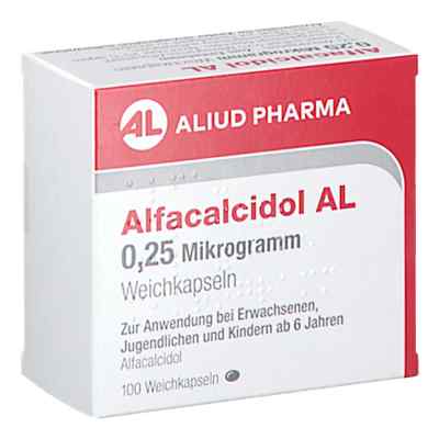 Alfacalcidol Al 0,25 Mikrogramm Weichkapseln 100 stk von ALIUD Pharma GmbH PZN 18650589