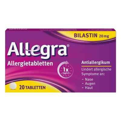 Allegra Allergietabletten 20 Mg Tabletten 20 stk von A. Nattermann & Cie GmbH PZN 18113489
