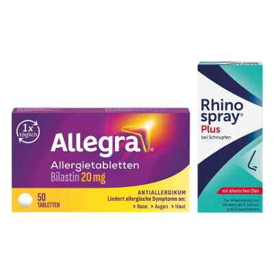Allegra und Rhinospray Plus Nasenspray