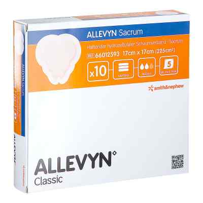 Allevyn Sacrum 17x17 cm Wundverband 10 stk von ApoHomeCare GmbH PZN 14329695