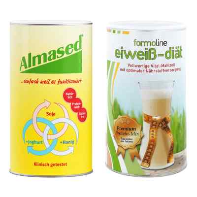 Almased Vitalkost und Formoline Eiweiss Diät Pulver