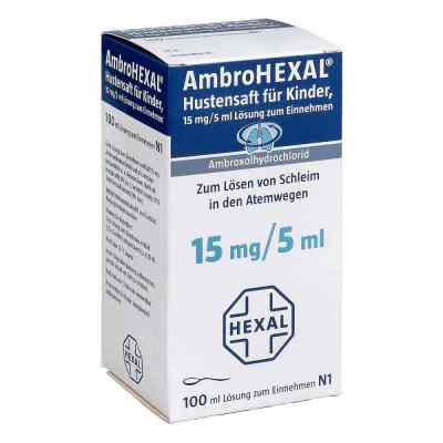 AmbroHEXAL Hustensaft für Kinder 15mg/5ml 100 ml von Hexal AG PZN 03692346