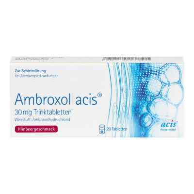 Ambroxol acis 30mg Trinktabletten 20 stk von acis Arzneimittel GmbH PZN 08535433