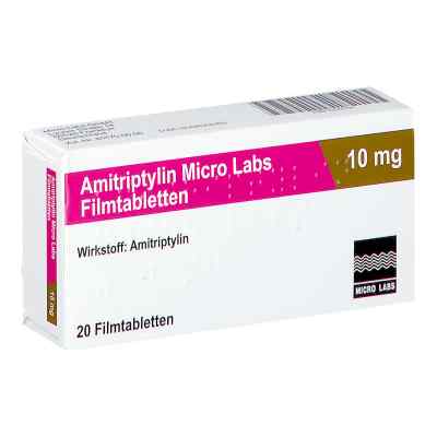 Amitriptylin Micro Labs 10 mg Filmtabletten 20 stk von Micro Labs GmbH PZN 10516791
