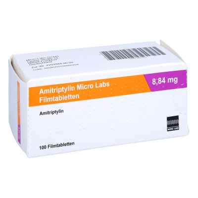 Amitriptylin Micro Labs 8,84 mg Filmtabletten 100 stk von Micro Labs GmbH PZN 16531811