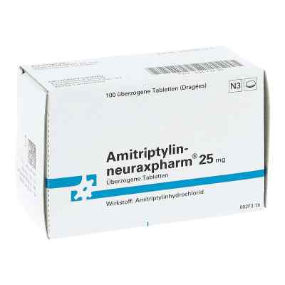 Amitriptylin-neuraxpharm 25mg 100 stk von neuraxpharm Arzneimittel GmbH PZN 03173209
