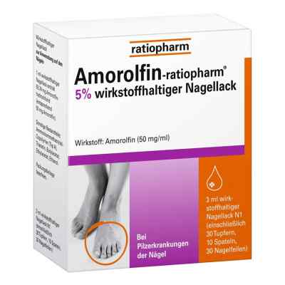 Amorolfin ratiopharm 5% - bei Nagelpilz